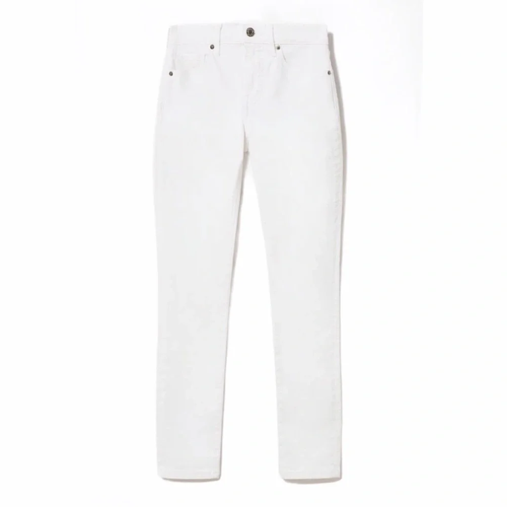 NEW Everlane The Authentic Stretch Skinny White Jeans